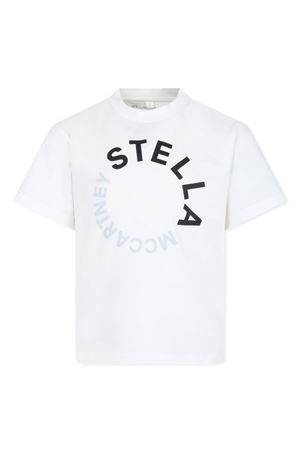 tshirt in cotone bianco STELLA McCARTNEY KIDS | TV8P61Z0434101